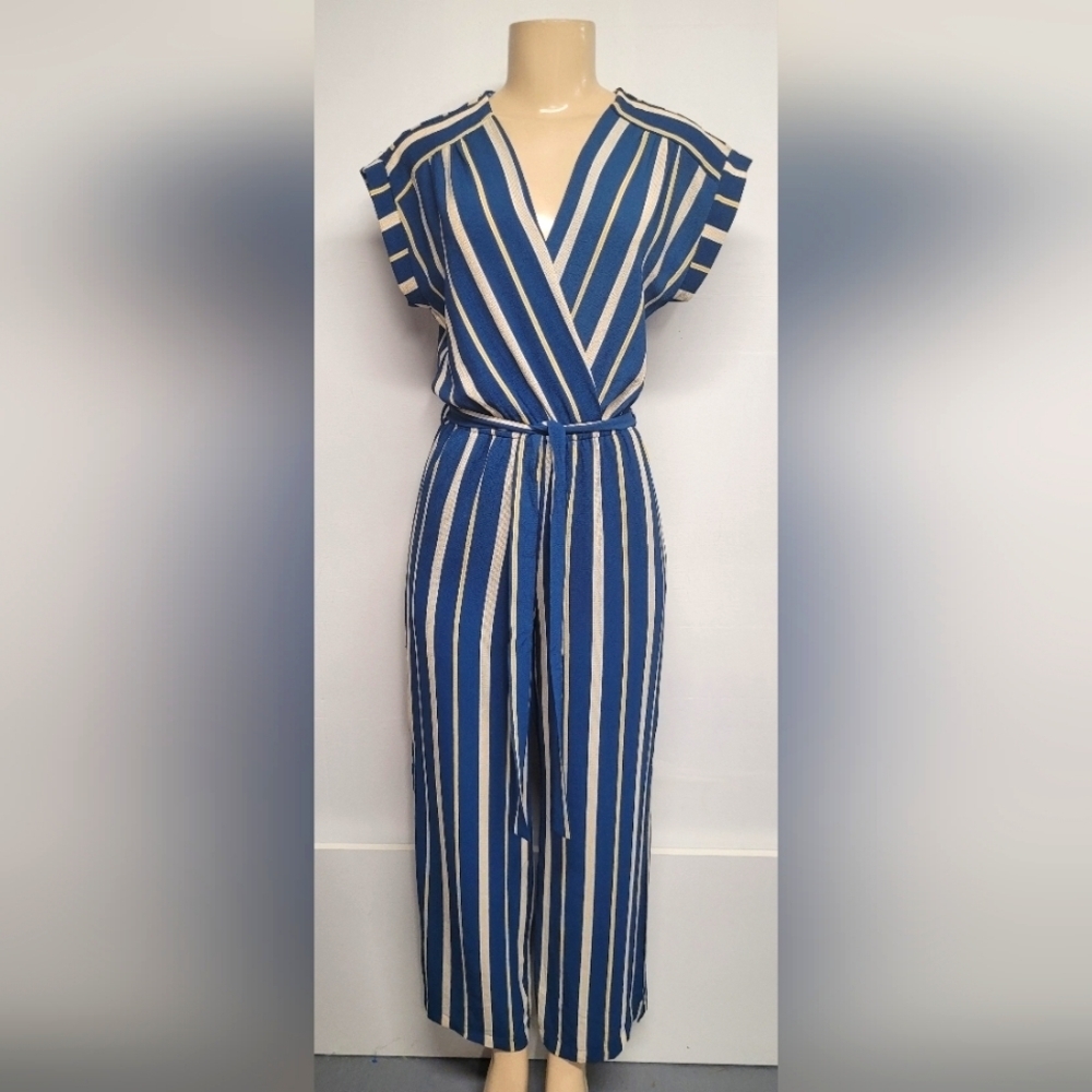 Monteau Los Angeles S Romper Jumpsuit Criss Cross Split Leg Like New